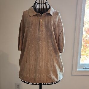 Forever 21 Men's Tan Polo Shirt